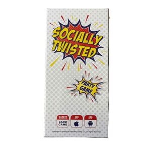 Socially Twisted Card‎ Game Adult Party Game + Free App NEW Sealed